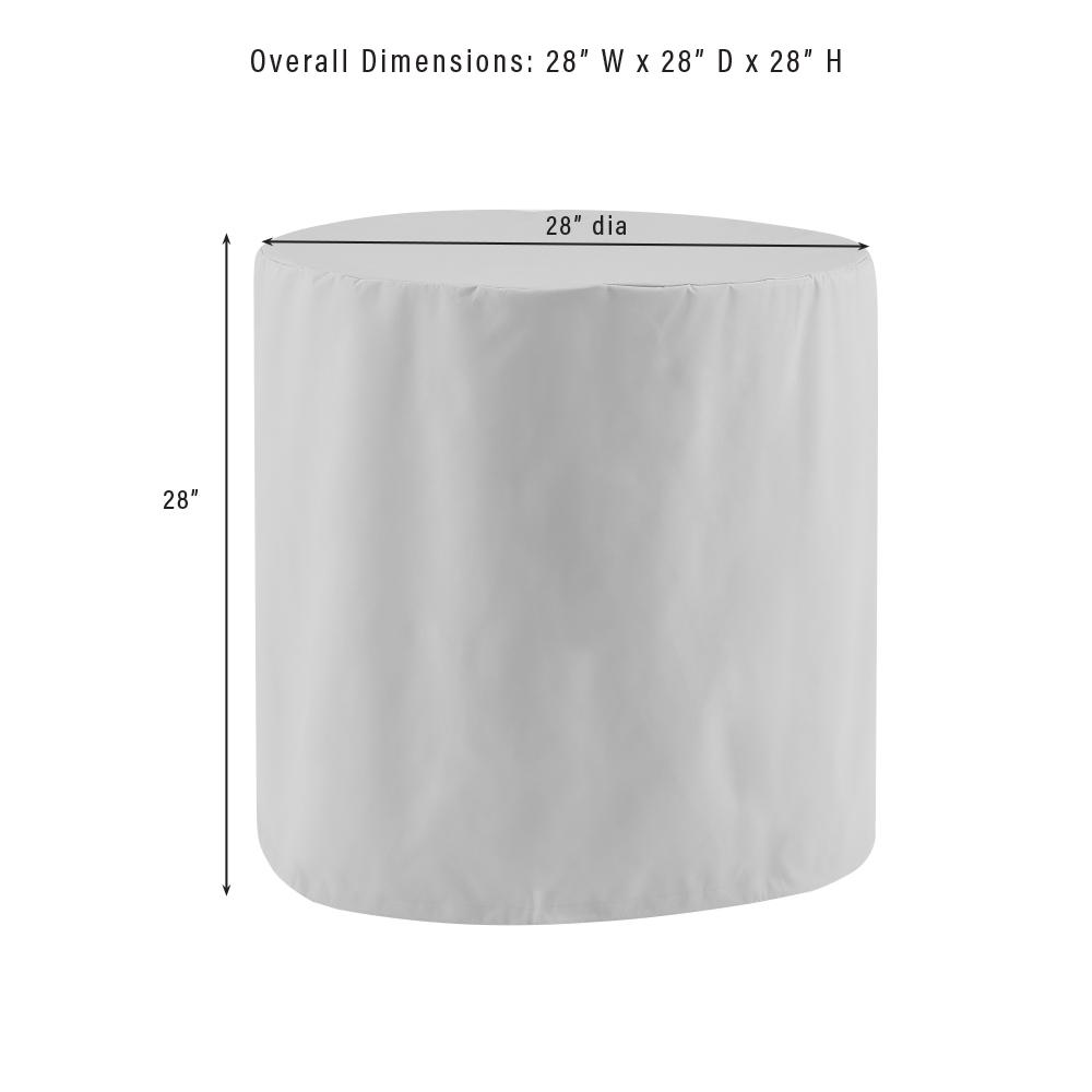 Round Outdoor Bistro Table Furniture Cover. Picture 4