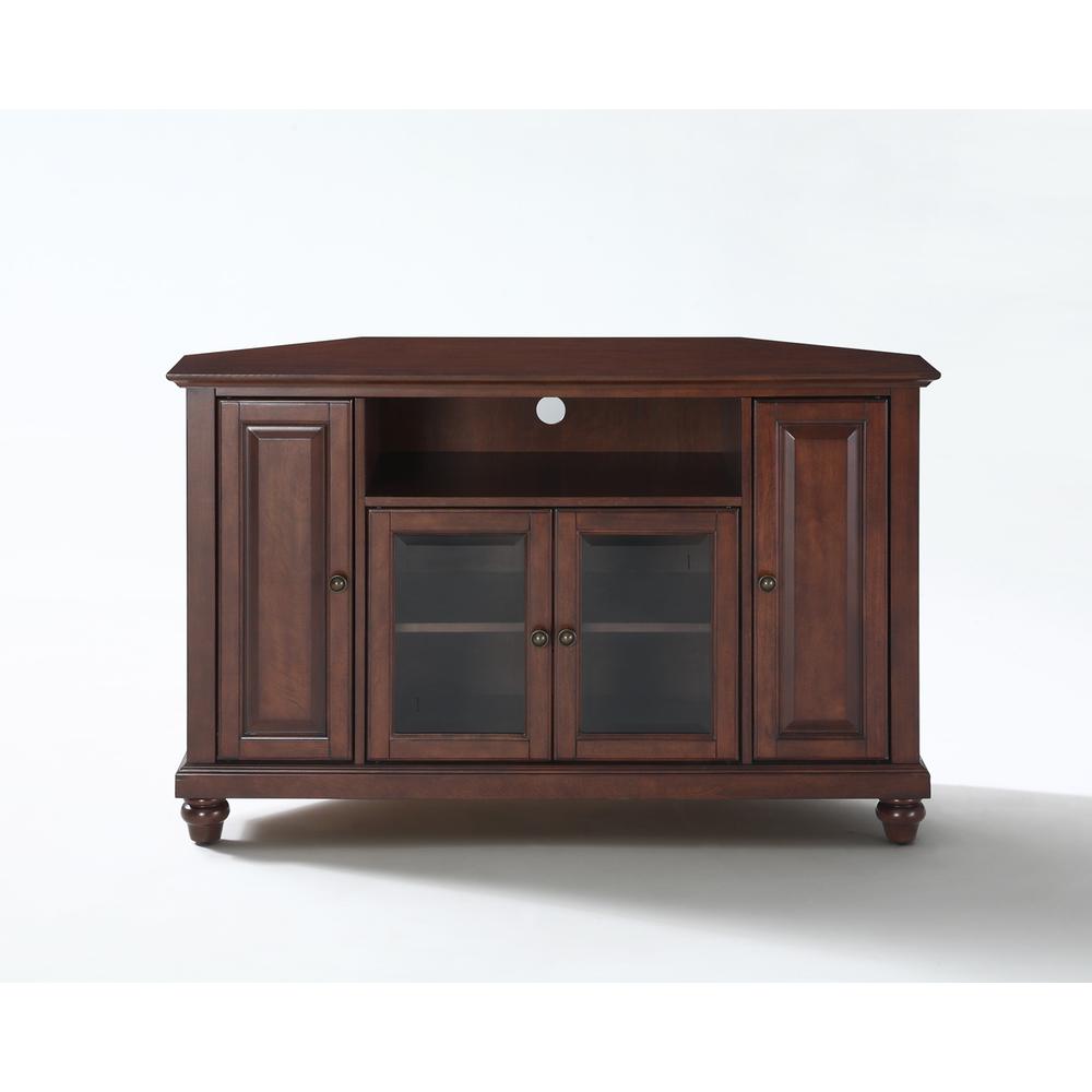 Cambridge 48" Corner Tv Stand Mahogany. Picture 1