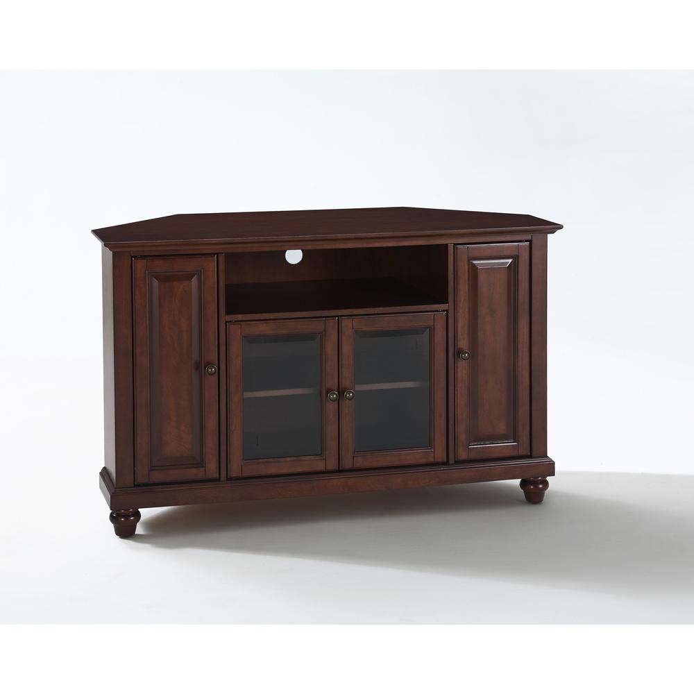 Cambridge 48" Corner Tv Stand Mahogany. Picture 5