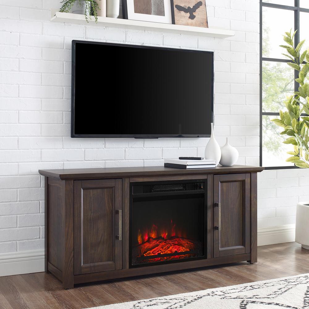 Camden Low Profile Fireplace Tv Stand For 50+ Inch Tv. Picture 2