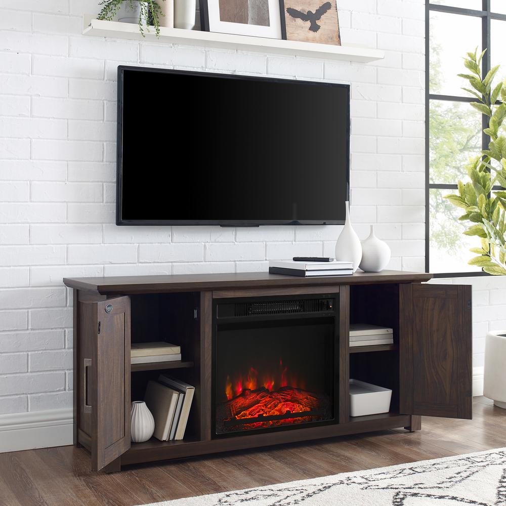 Camden Low Profile Fireplace Tv Stand For 50+ Inch Tv. Picture 4