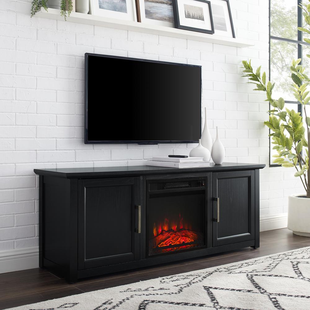 Camden Low Profile Fireplace Tv Stand For 65+ Inch Tv. Picture 2