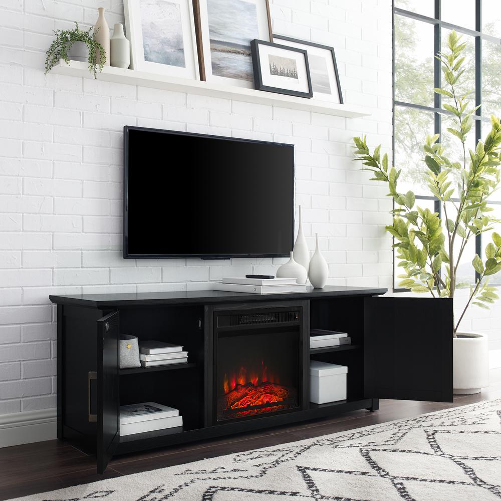 Camden Low Profile Fireplace Tv Stand For 65+ Inch Tv. Picture 4