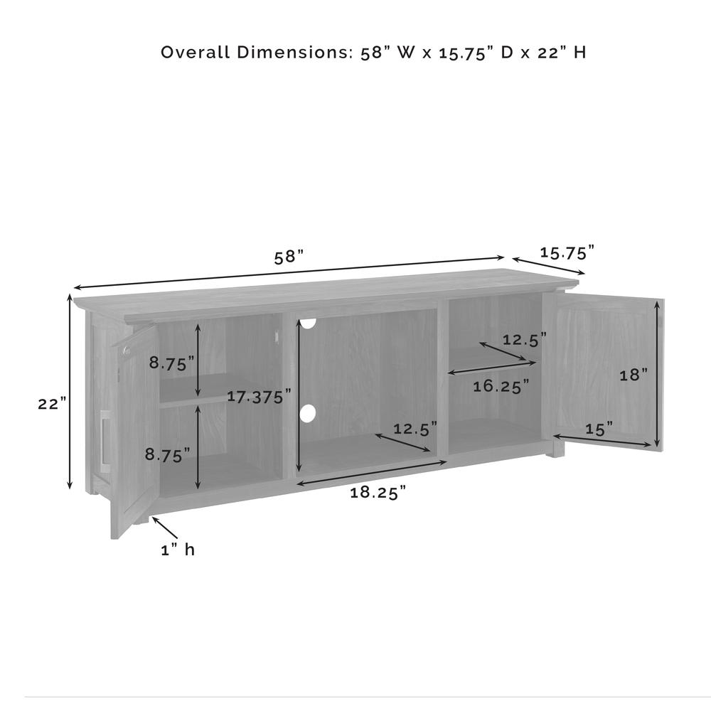 Camden Low Profile Fireplace Tv Stand For 65+ Inch Tv. Picture 12