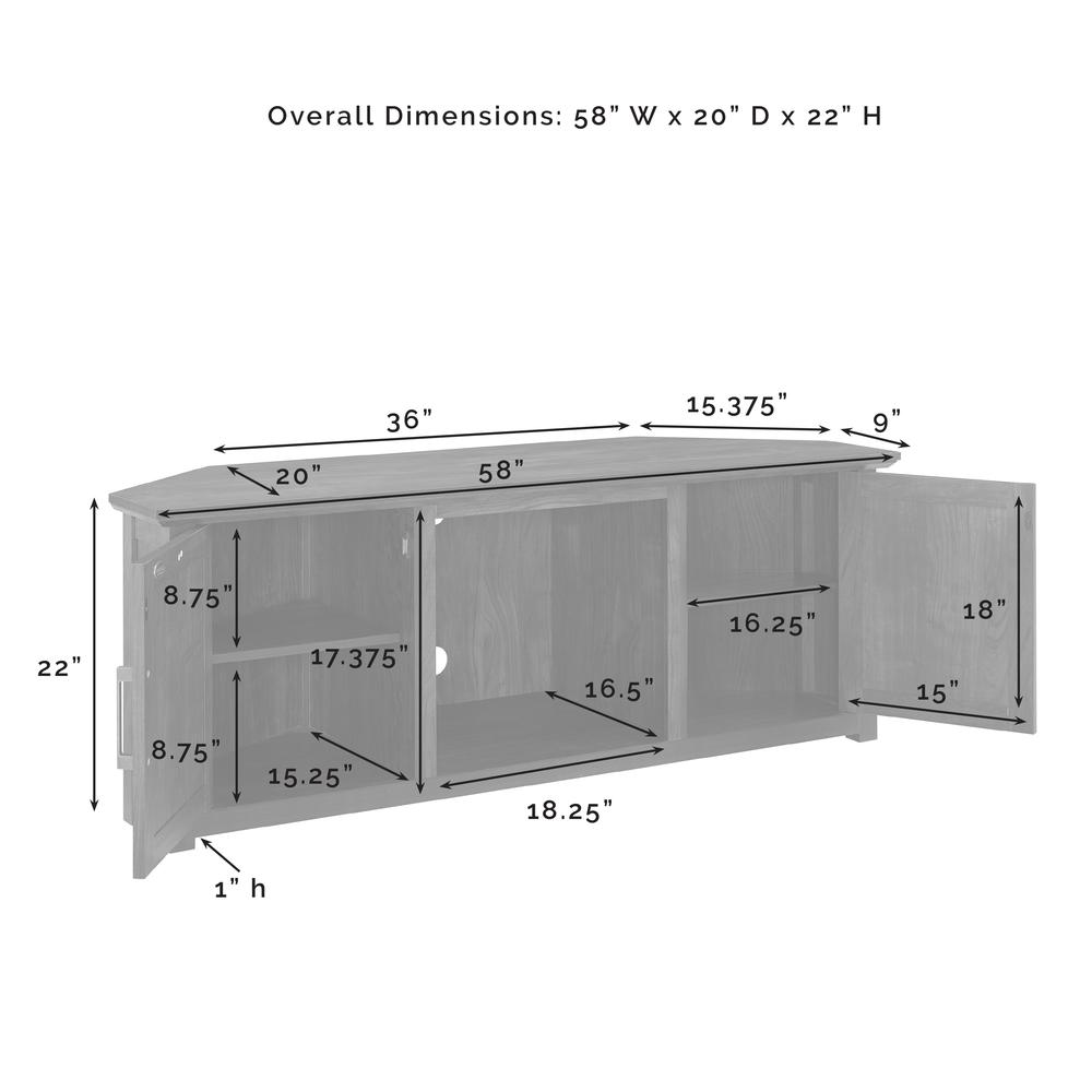 Camden Corner Fireplace Tv Stand For 65+ Inch Tv. Picture 12