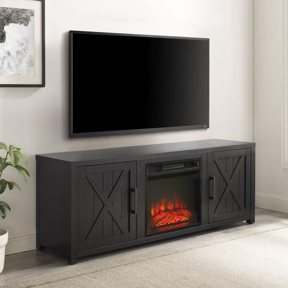 Gordon Low Profile Fireplace Tv Stand For 65+ Inch Tv. Picture 7