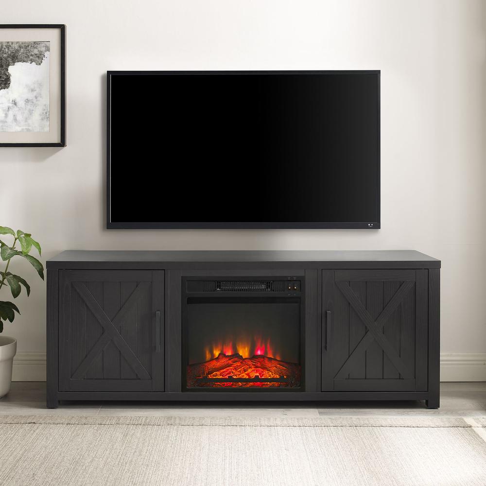 Gordon Low Profile Fireplace Tv Stand For 65+ Inch Tv. Picture 8