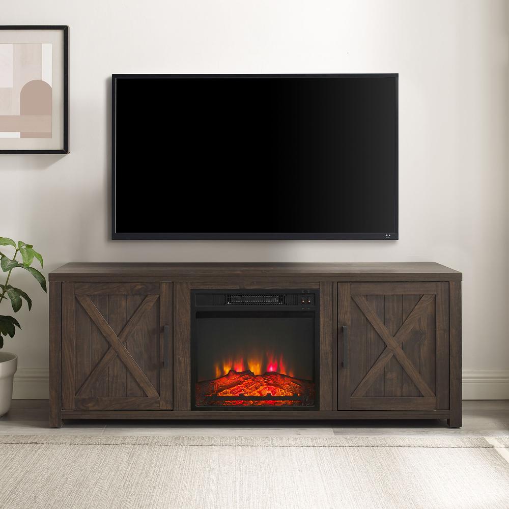 Gordon Low Profile Fireplace Tv Stand For 65+ Inch Tv. Picture 7
