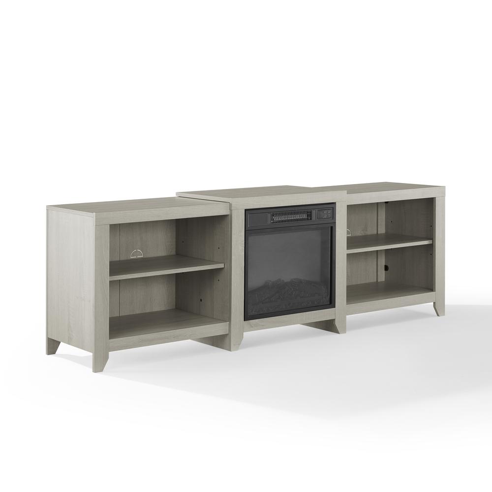 Ronin Low Profile Fireplace Tv Stand For 75+ Inch Tv. Picture 1