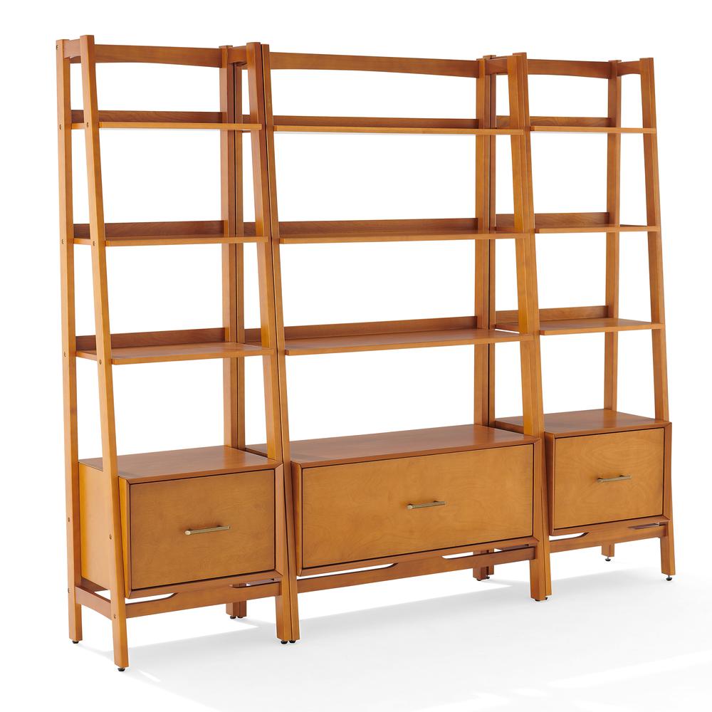 Landon 3-Piece Etagere Bookcase Set - Large Etagere & 2 Small Etageres. Picture 2