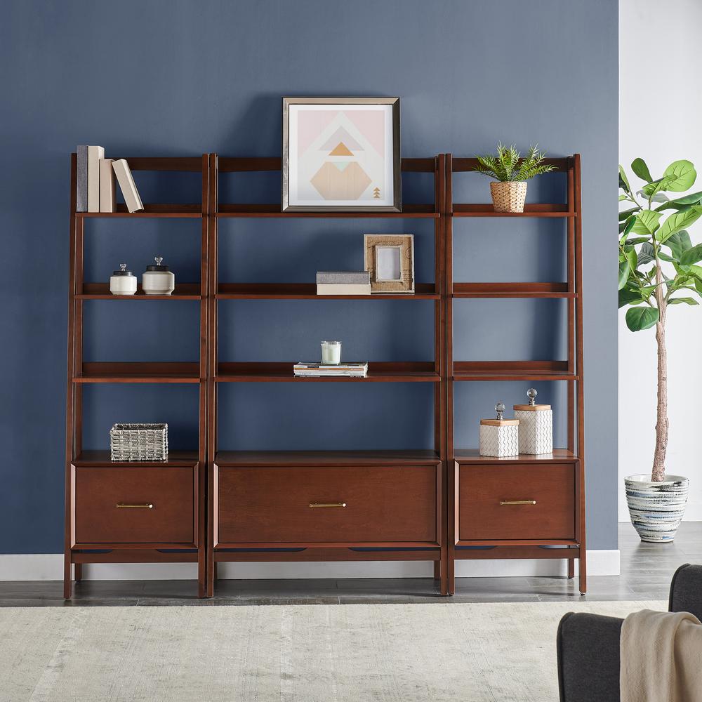 Landon 3-Piece Etagere Bookcase Set. Picture 4
