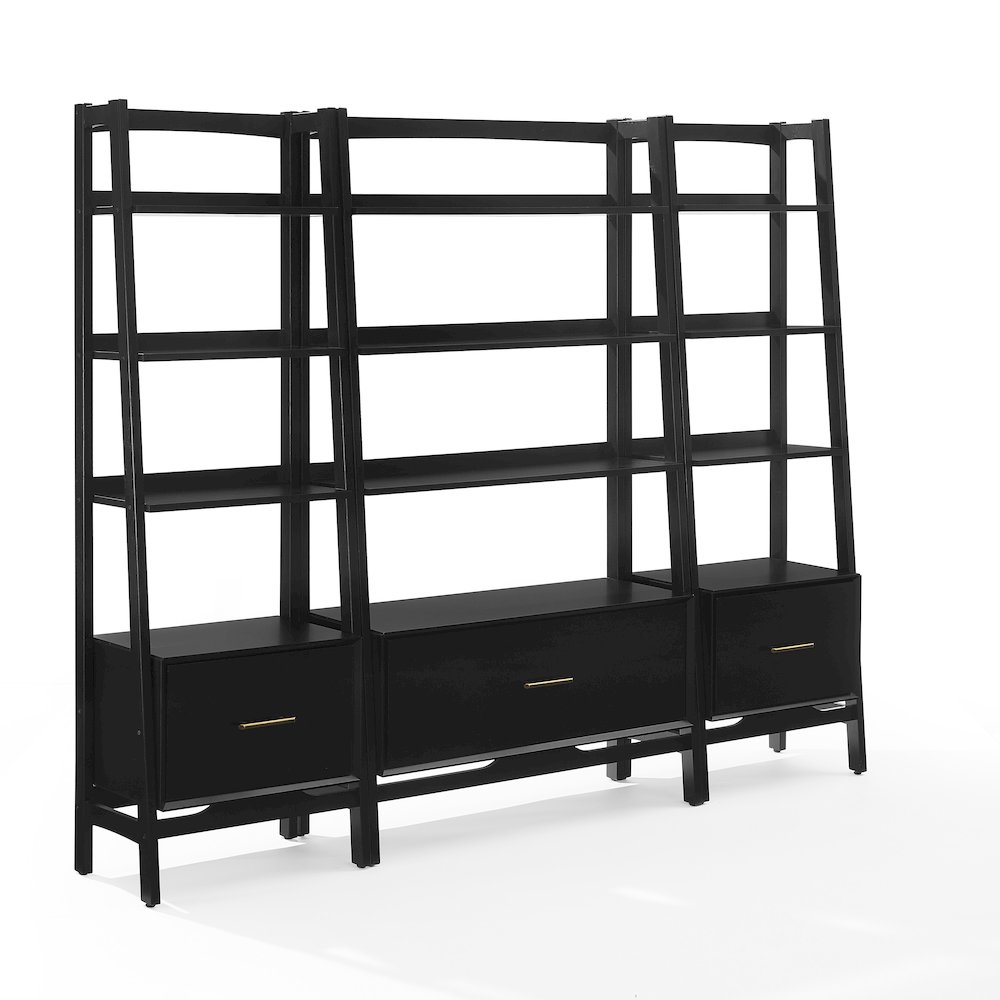 Landon 3-Piece Etagere Bookcase Set - Large Etagere & 2 Small Etageres. Picture 1