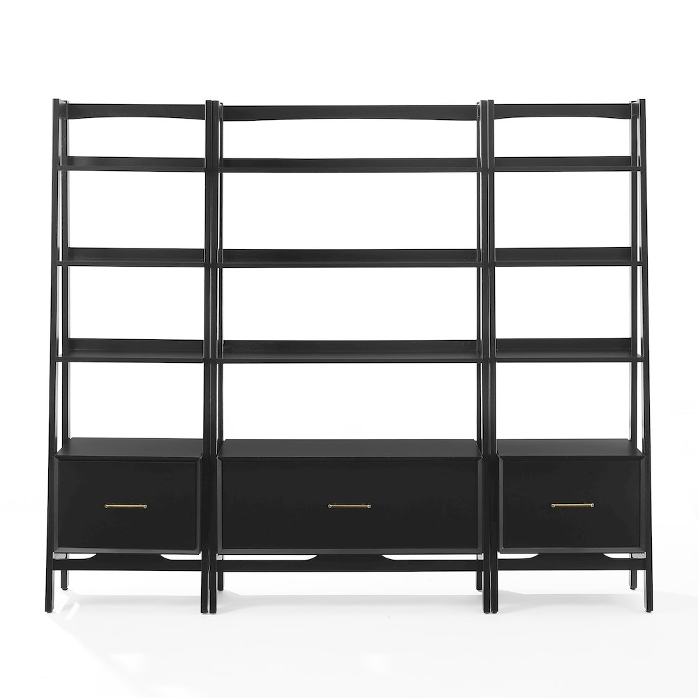 Landon 3-Piece Etagere Bookcase Set - Large Etagere & 2 Small Etageres. Picture 2
