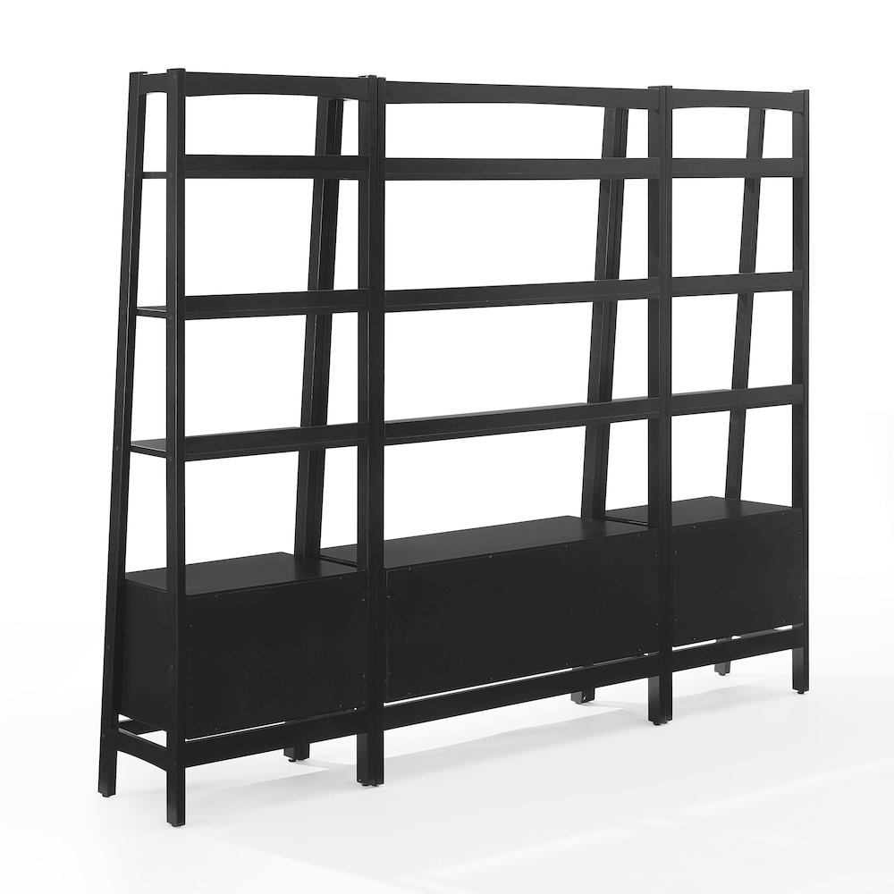 Landon 3-Piece Etagere Bookcase Set - Large Etagere & 2 Small Etageres. Picture 5