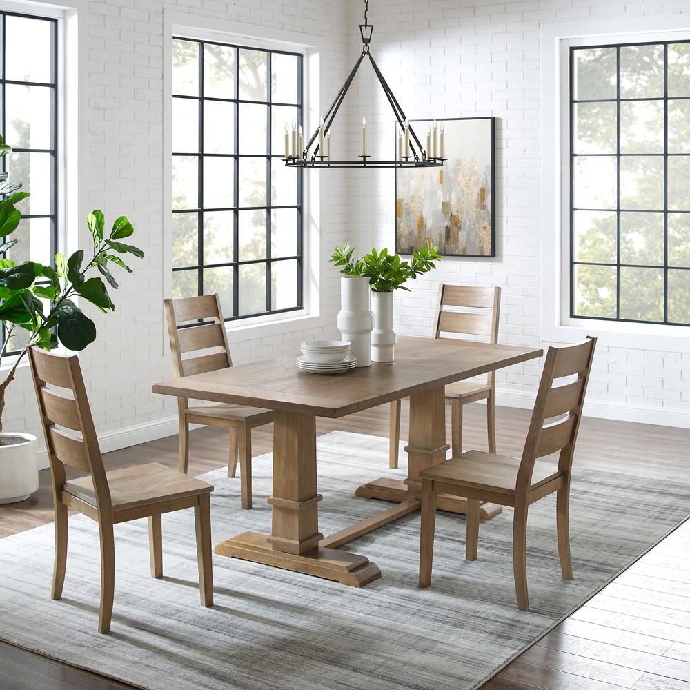 Joanna 5-Piece Dining Table Set For 4. Picture 2