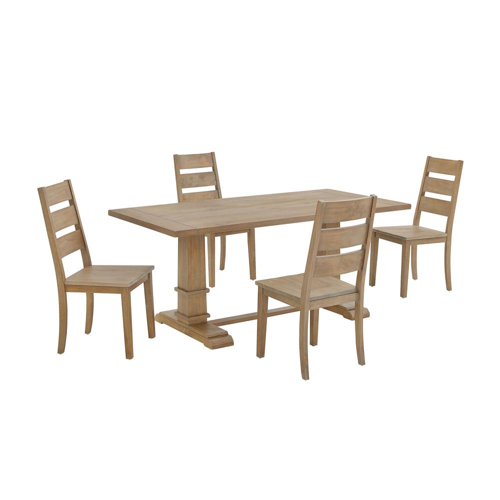 Joanna 5-Piece Dining Table Set For 4. Picture 4