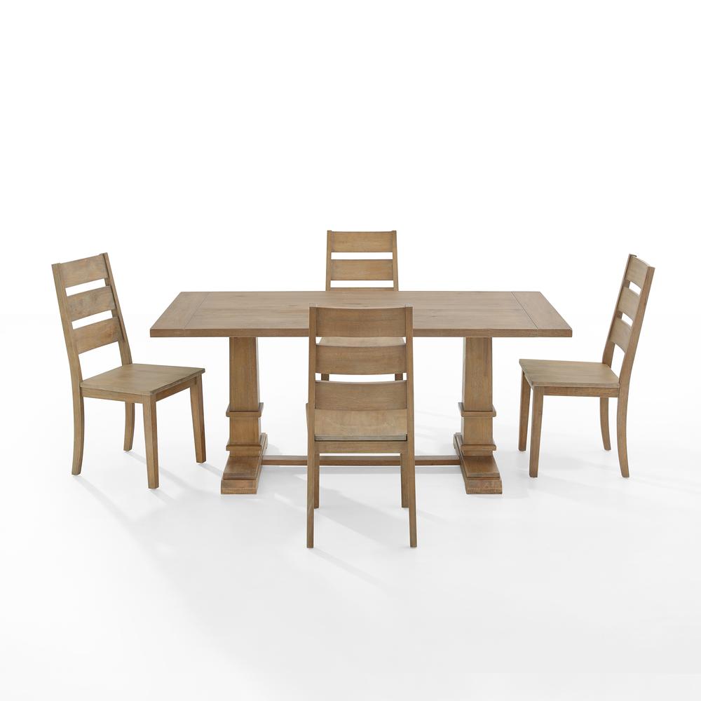 Joanna 5-Piece Dining Table Set For 4. Picture 7