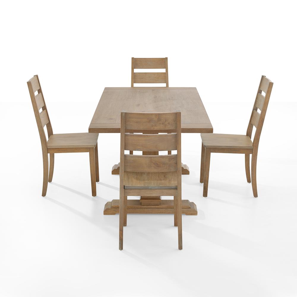 Joanna 5-Piece Dining Table Set For 4. Picture 8