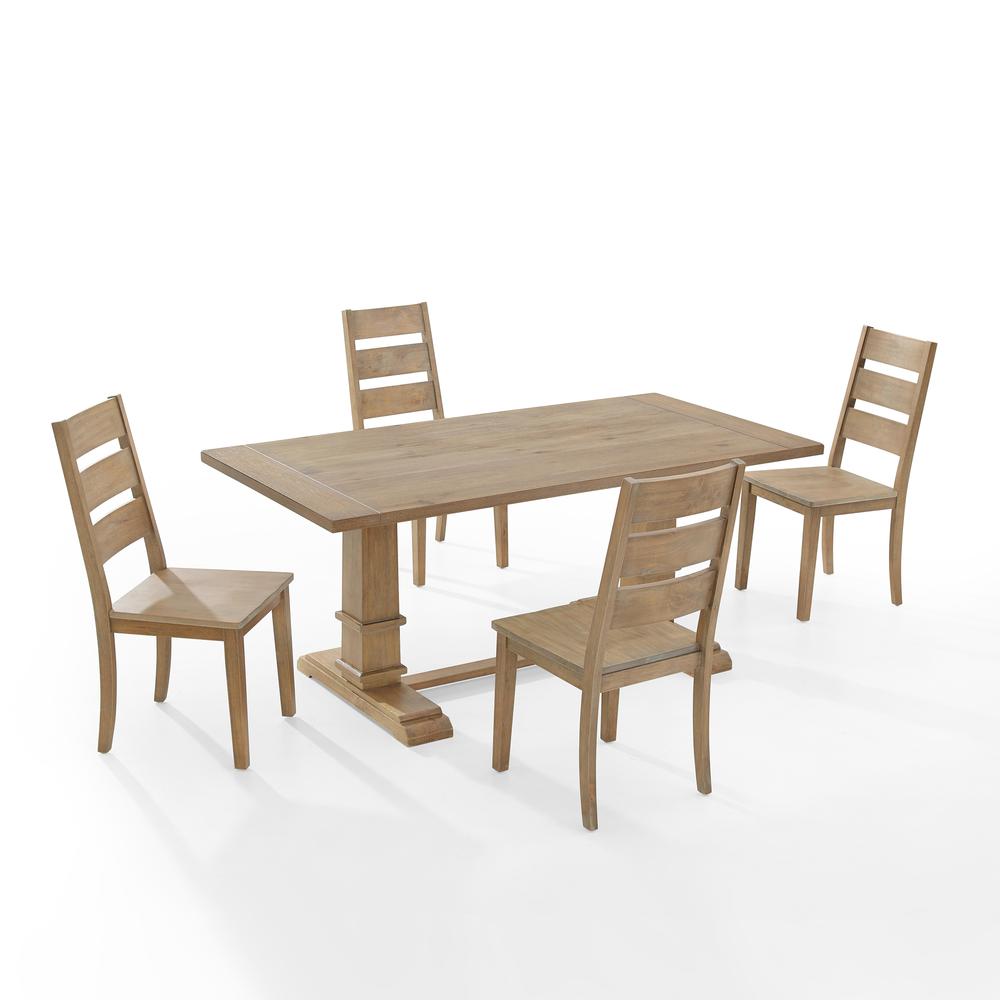 Joanna 5-Piece Dining Table Set For 4. Picture 1