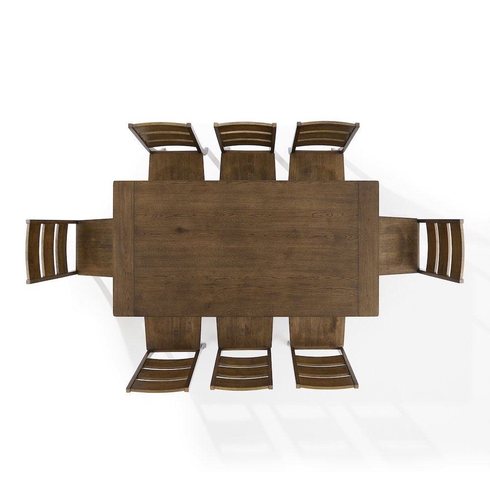 Joanna 9-Piece Dining Table Set For 8. Picture 6