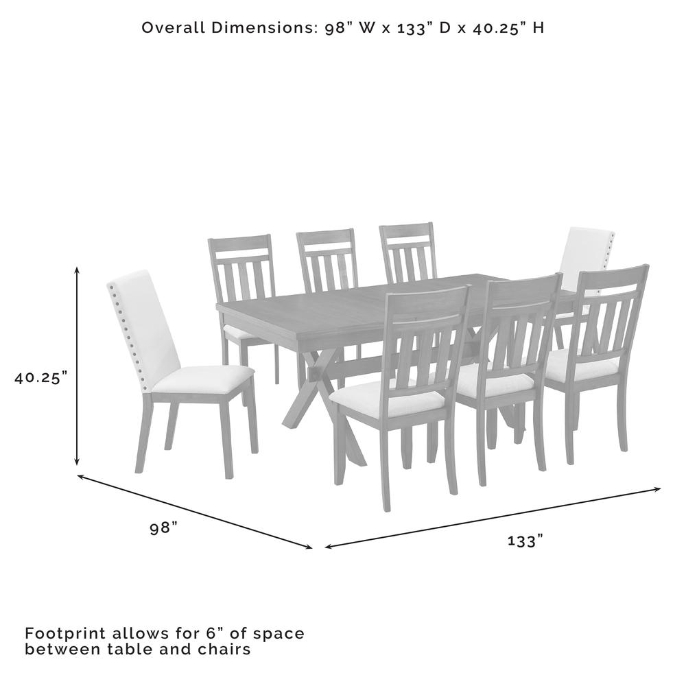 Hayden 9-Piece Dining Table Set For 8. Picture 8