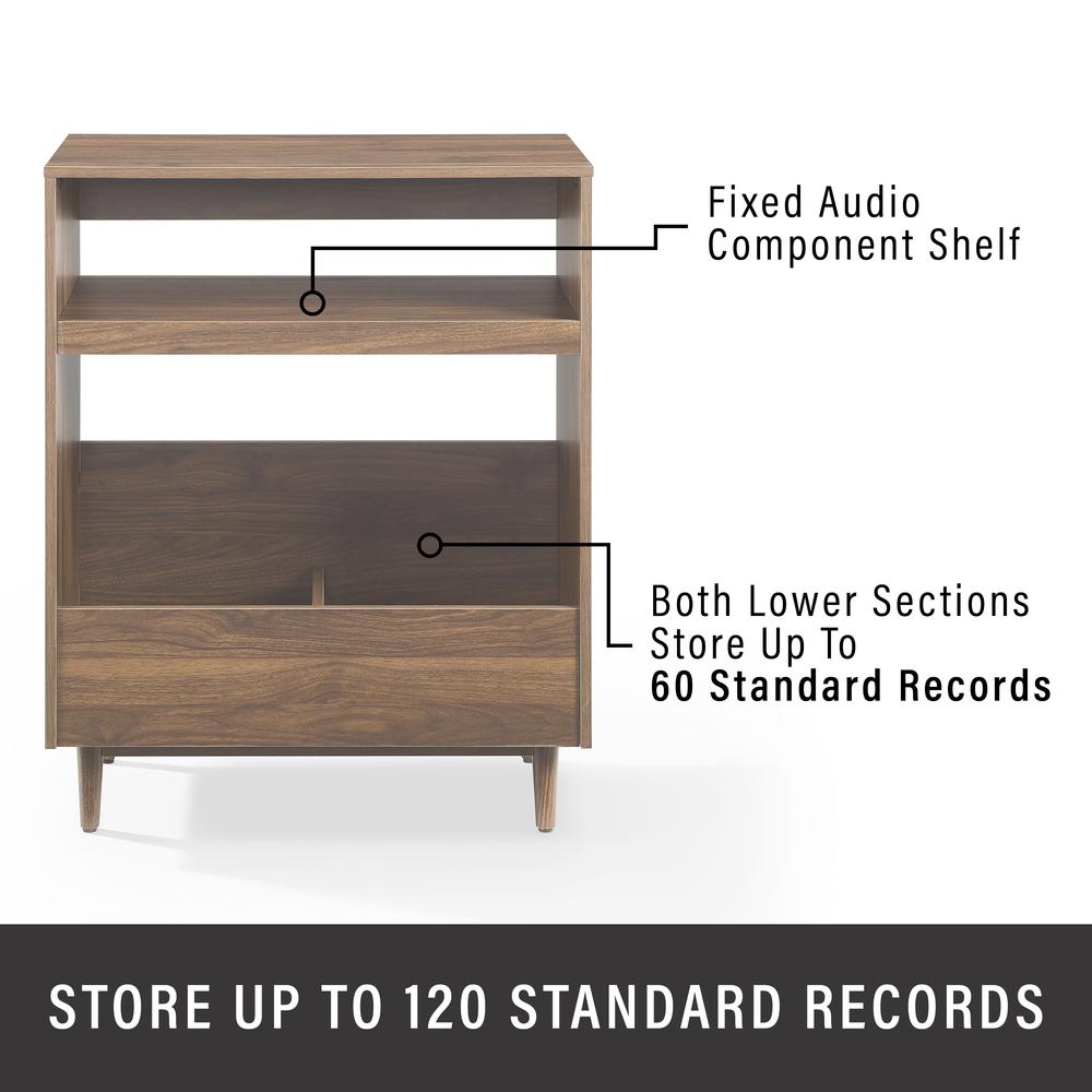 Liam 2-Pcs Record Player Stand And Vinyl Storage Set. Picture 6