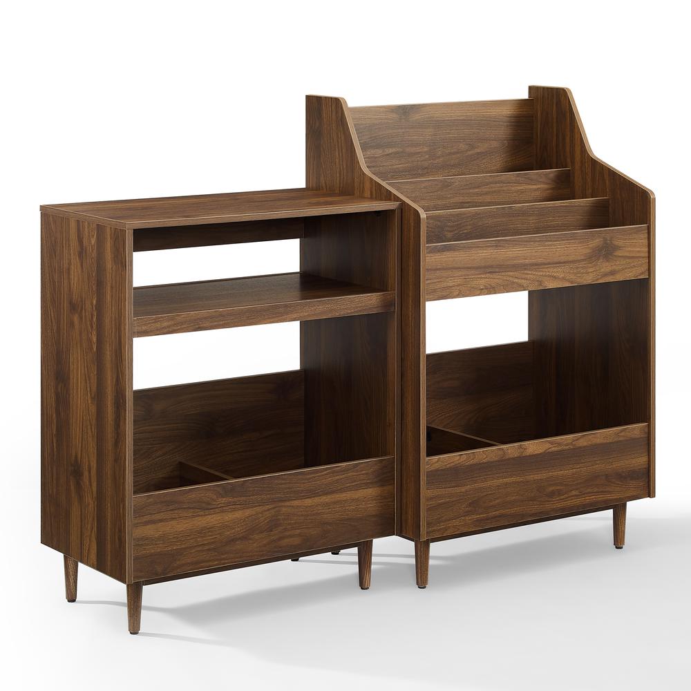 Liam 2-Pcs Record Player Stand And Vinyl Storage Set. Picture 1