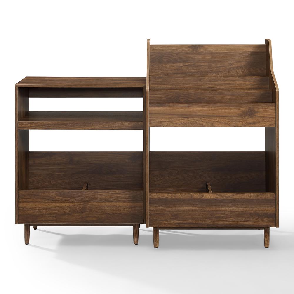 Liam 2-Pcs Record Player Stand And Vinyl Storage Set. Picture 2