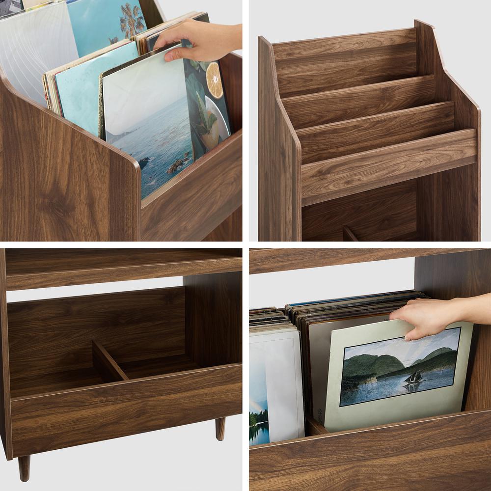 Liam 2-Pcs Record Player Stand And Vinyl Storage Set. Picture 11