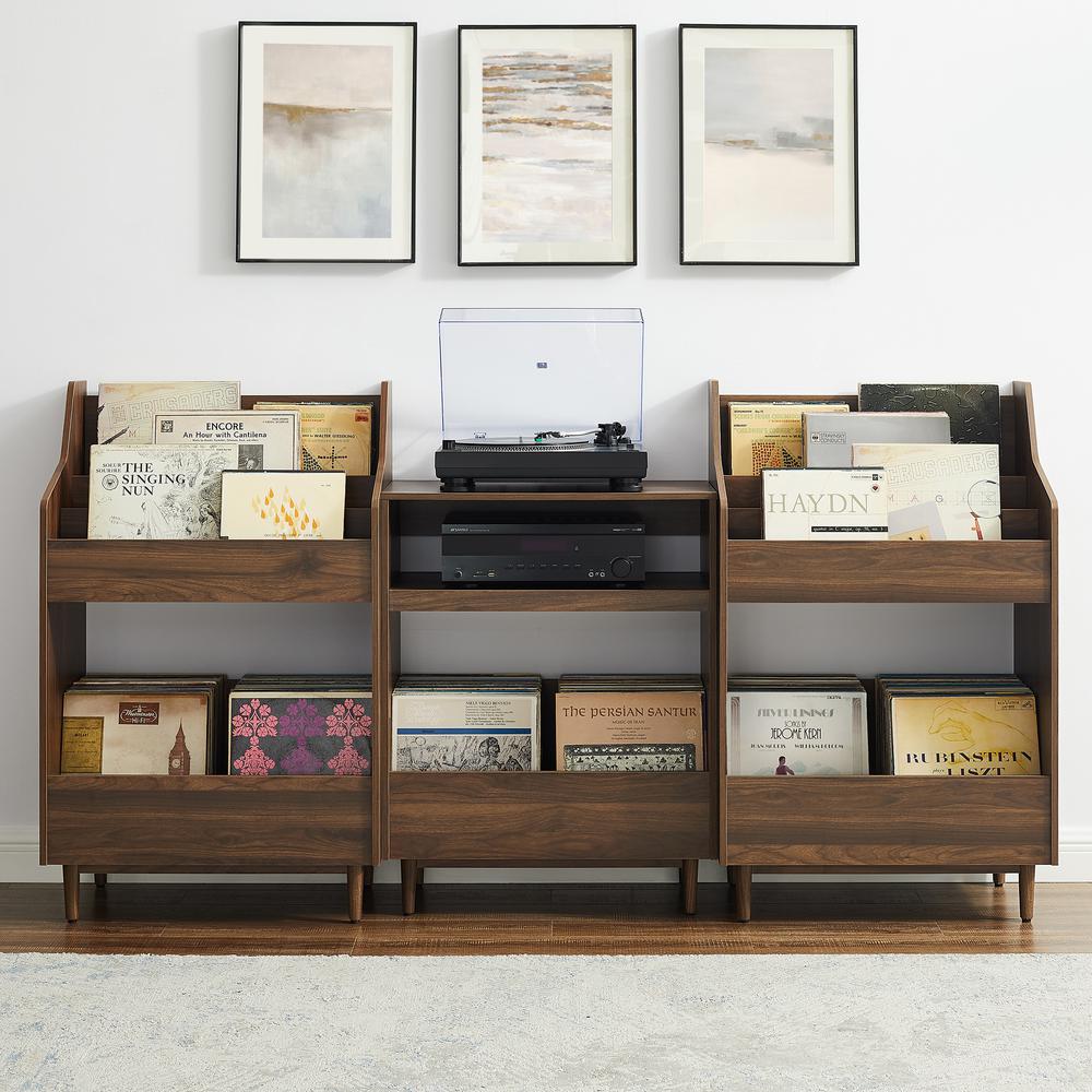 Liam 3-Piece Record Player Stand And Vinyl Storage Set. Picture 5