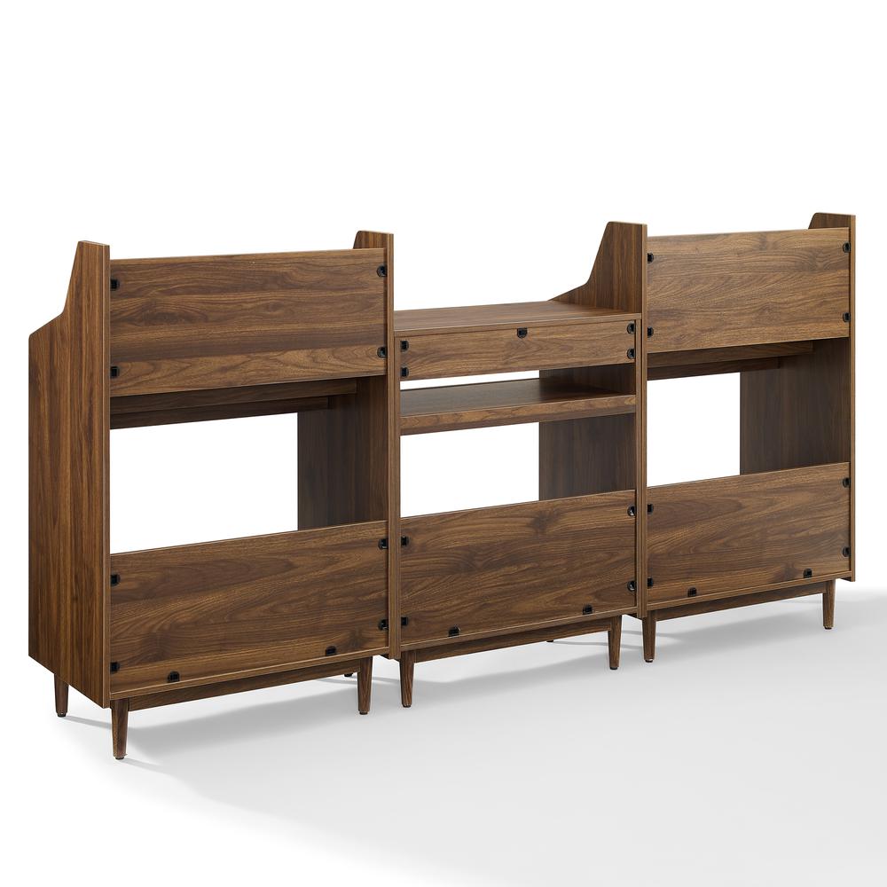 Liam 3-Piece Record Player Stand And Vinyl Storage Set. Picture 3