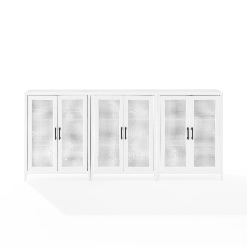 Milo 3-Piece Media Sideboard Cabinet Set. Picture 9
