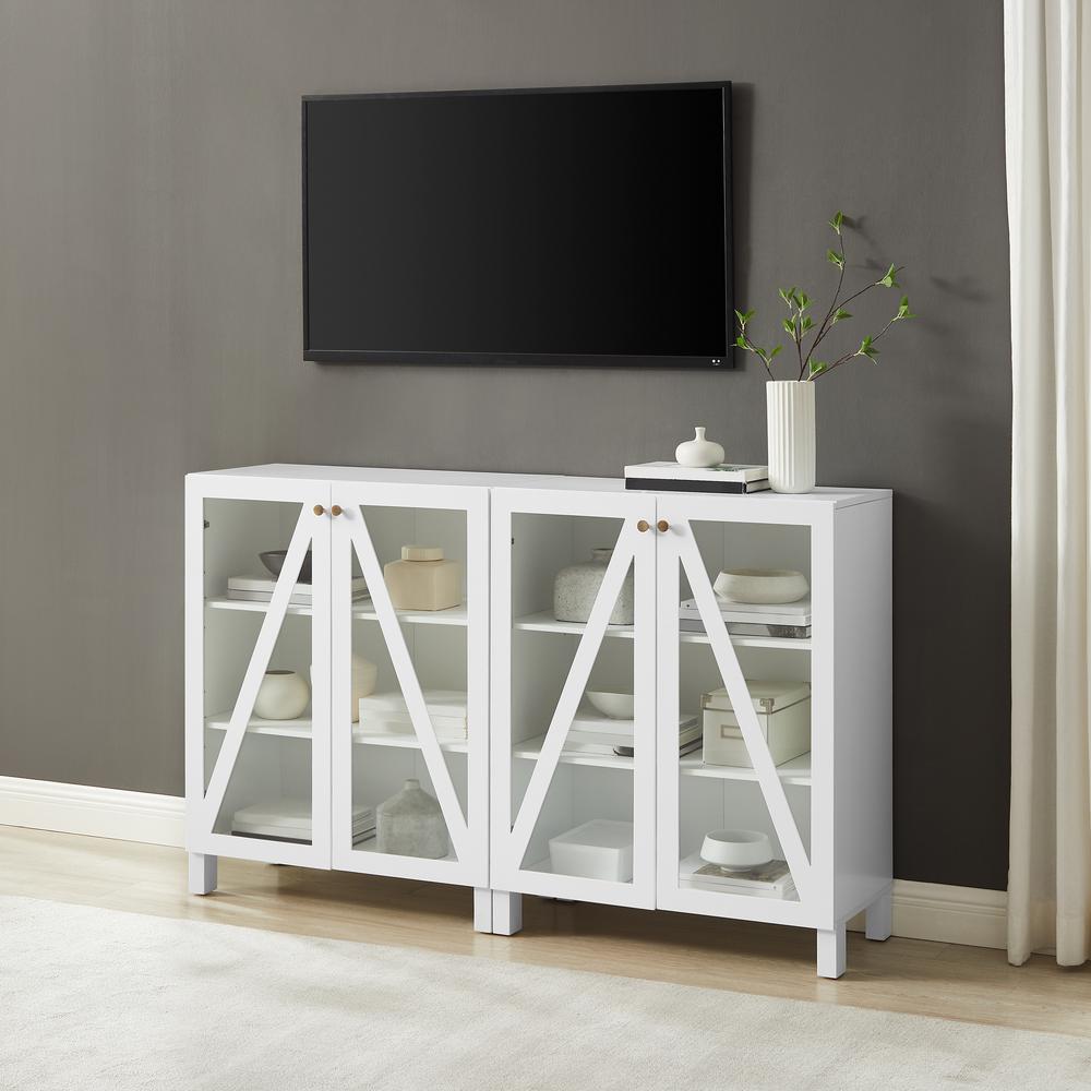 Cassai 2-Piece Media Sideboard Cabinet Set. Picture 3
