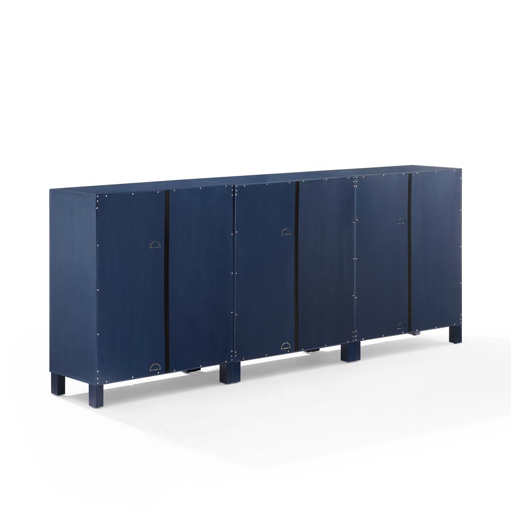 Cassai 3-Piece Media Sideboard Cabinet Set - 3 Storage Pantries. Picture 11