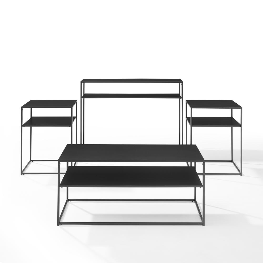 Braxton 4-Piece Coffee Table Set - Coffee Table, Console Table, & 2 End Tables. Picture 7