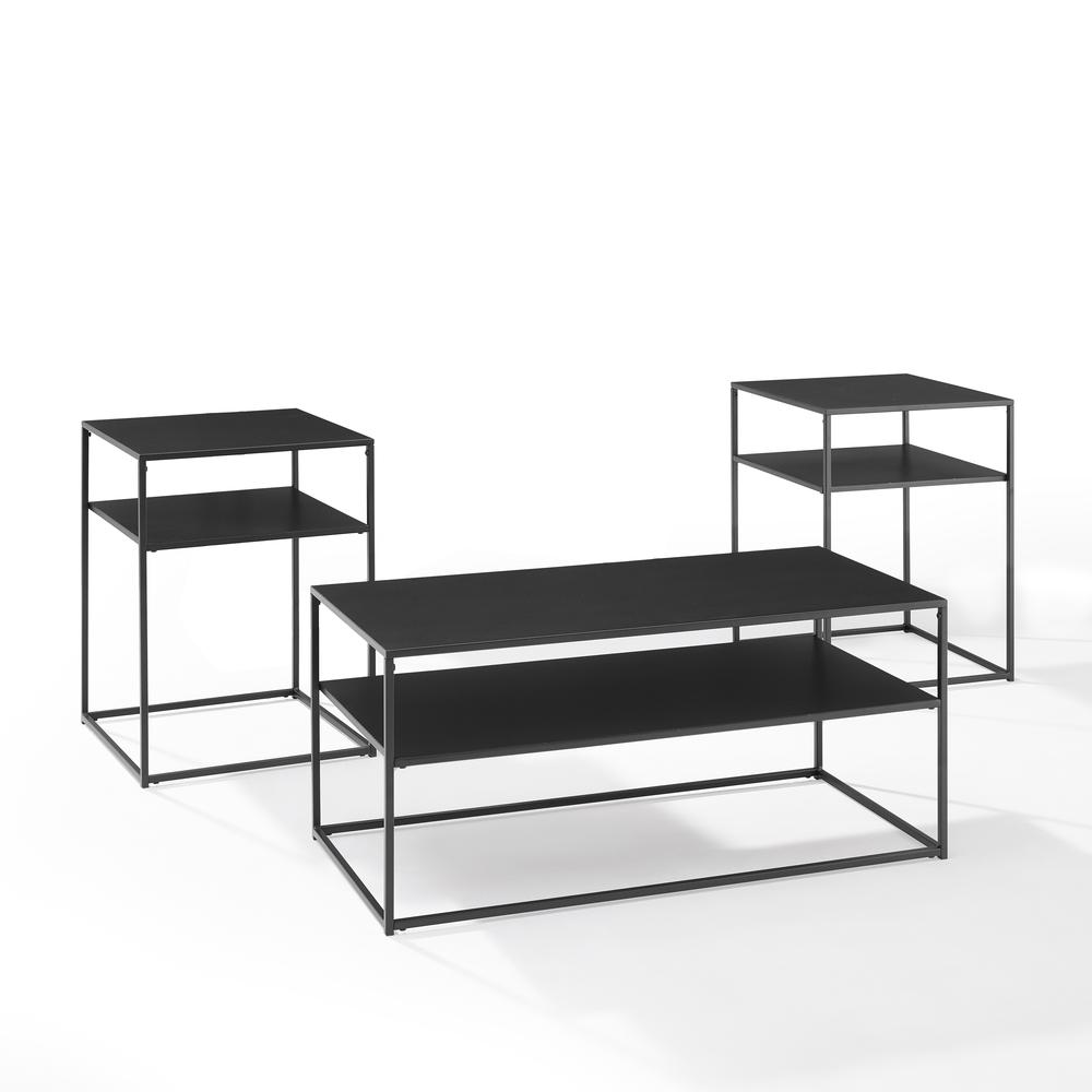 Braxton 3-Piece Coffee Table Set - Coffee Table & 2 End Tables. Picture 6
