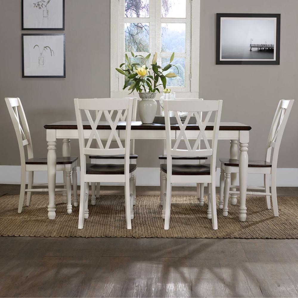 Shelby 7-Piece Dining Table Set For 6 - Table & 6 Chairs. Picture 8