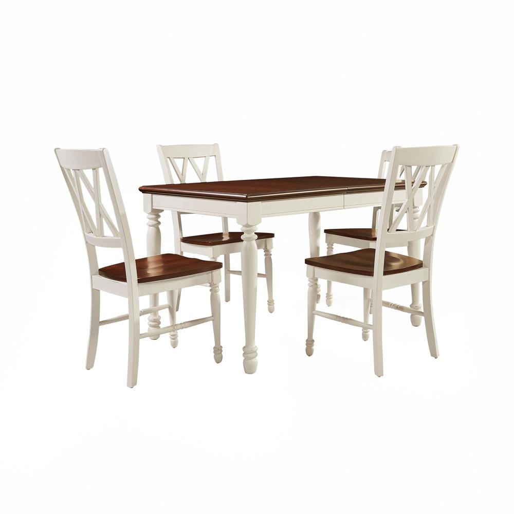 Shelby 5-Piece Dining Table Set For 4 - Table & 4 Chairs. Picture 1