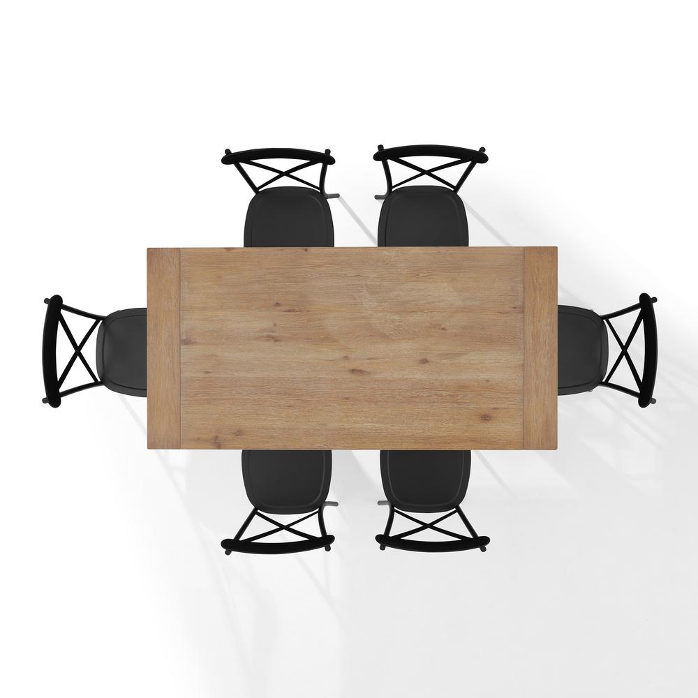 Joanna 7-Piece Dining Table Set For 6 W/Camille Chairs. Picture 12