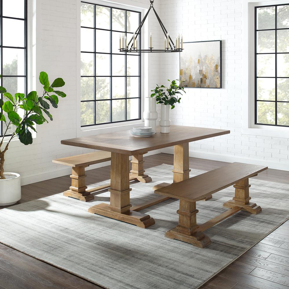 Joanna 3-Piece Dining Table Set For 6. Picture 2