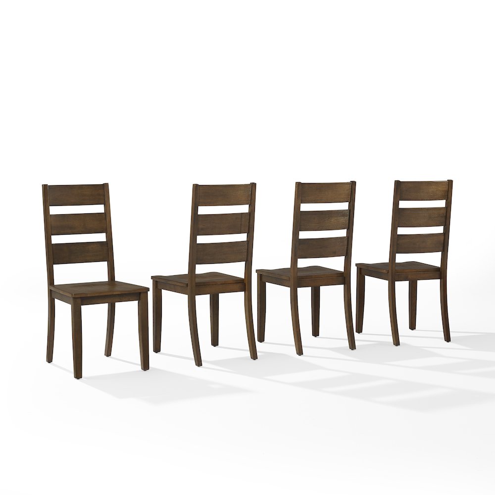 Joanna 4-Piece Ladder-Back Dining Chair Set - 4 Chairs. Picture 1