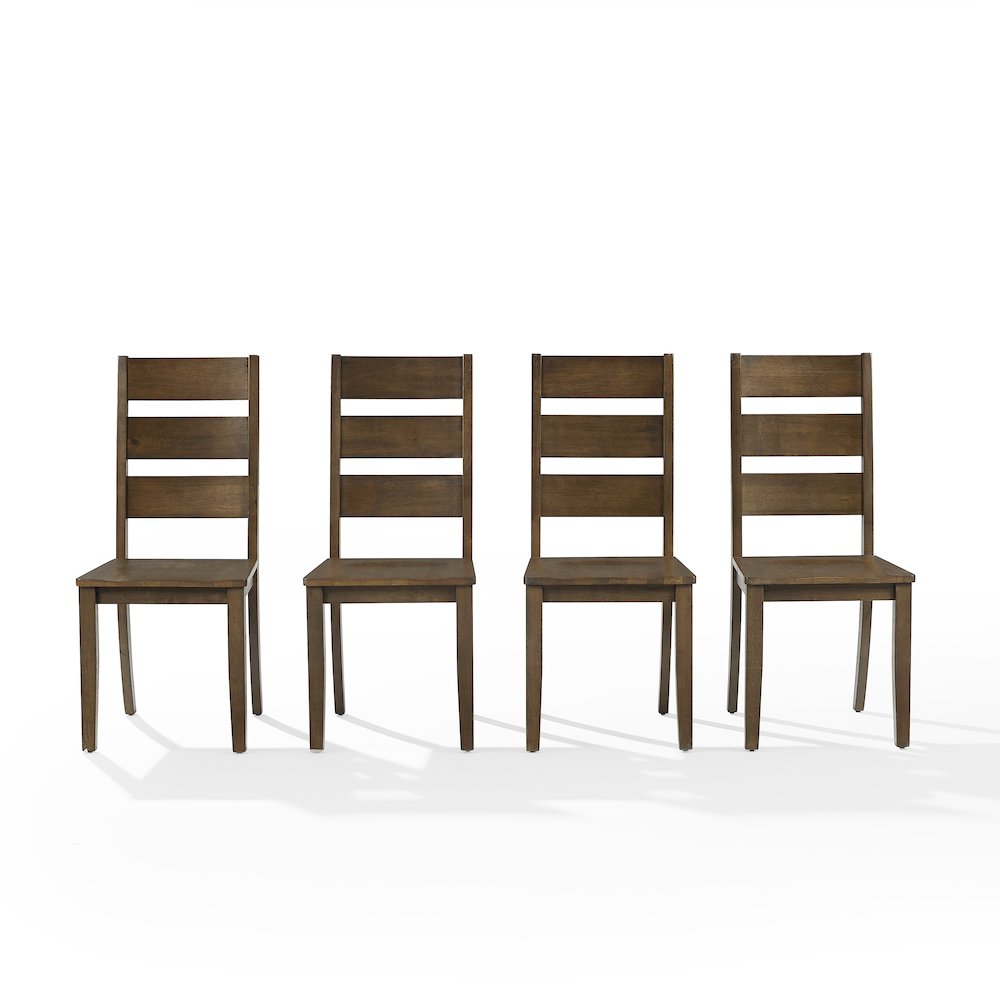 Joanna 4-Piece Ladder-Back Dining Chair Set - 4 Chairs. Picture 2