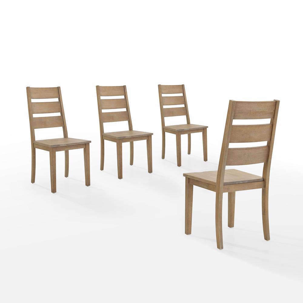 Joanna 4-Piece Ladder-Back Dining Chair Set - 4 Chairs. Picture 1