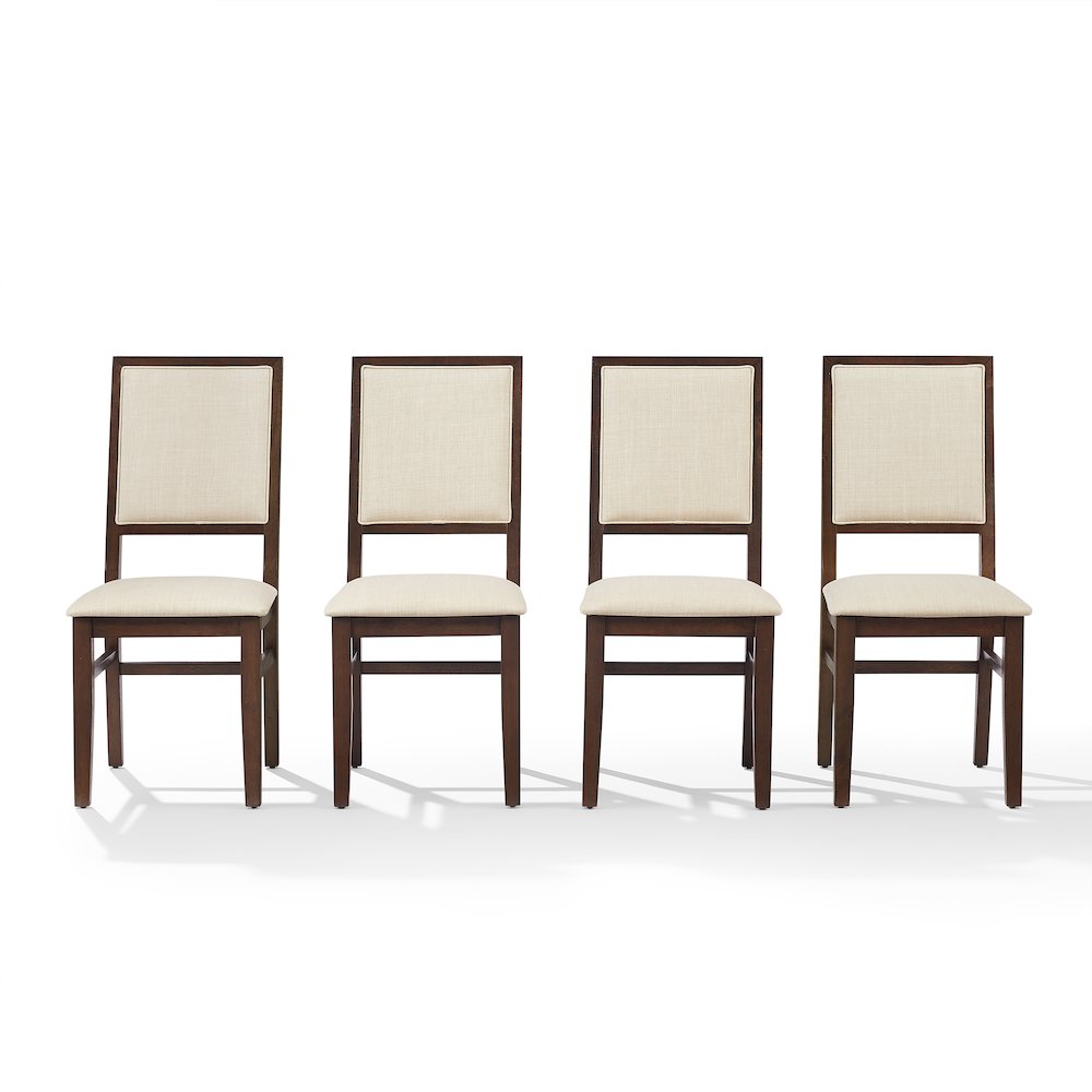 Joanna 4-Piece Upholstered Back Dining Chair Set - 4 Chairs. Picture 2