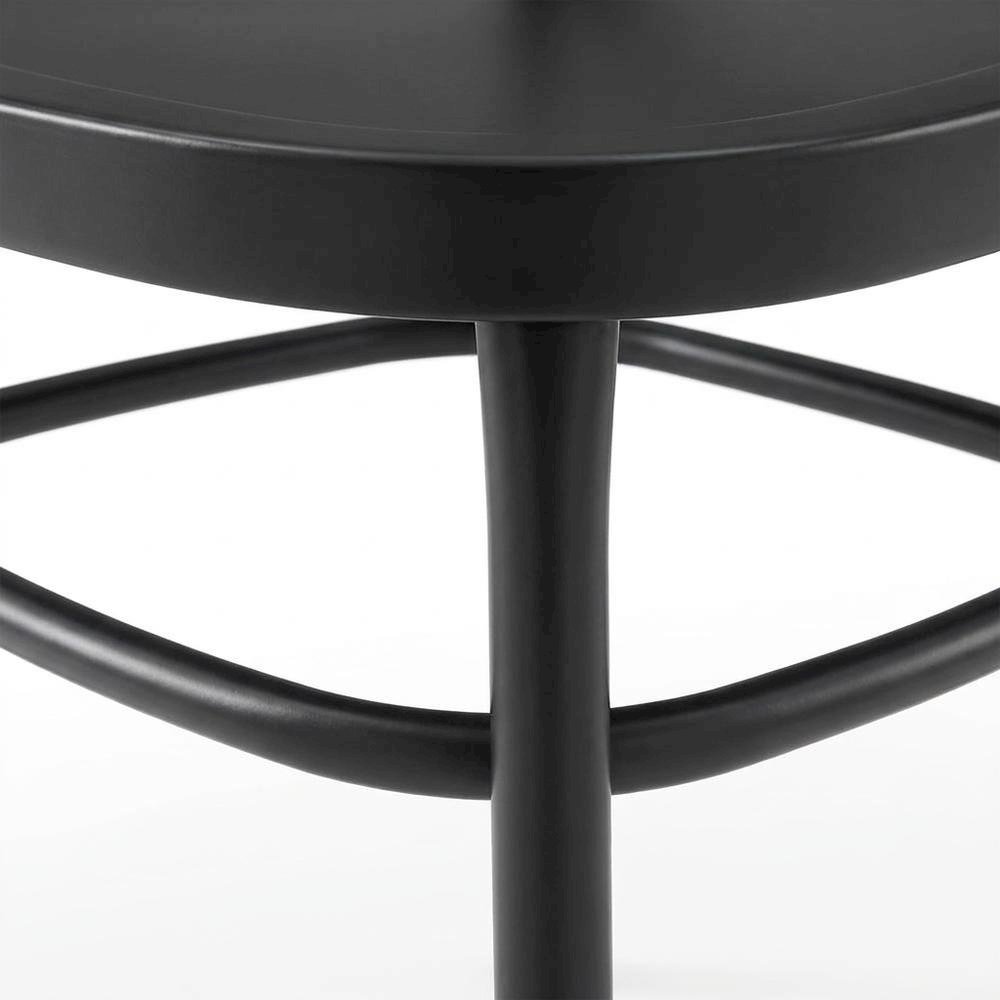 Metal Dining Chair Set in Sleek Finish with Comfortable Back Support. Picture 6