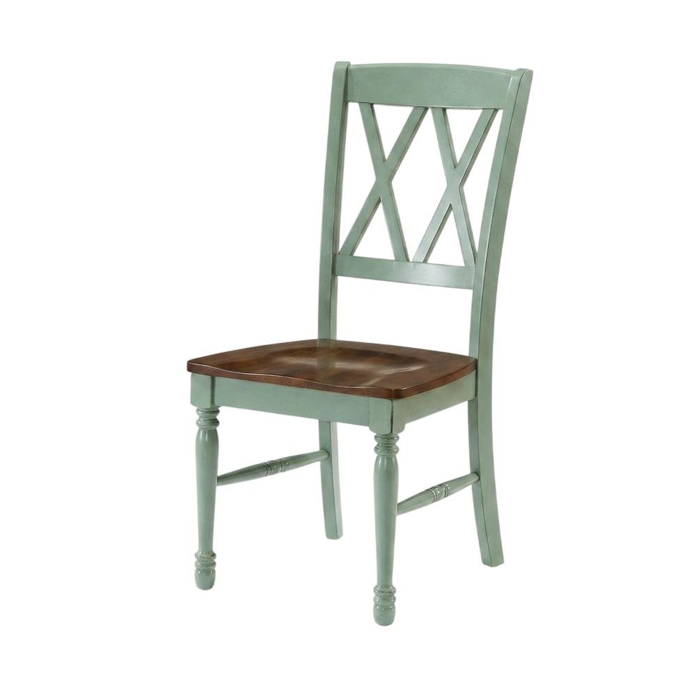 Set of four dining chairs with ergonomic back support and sturdy construction. Picture 4