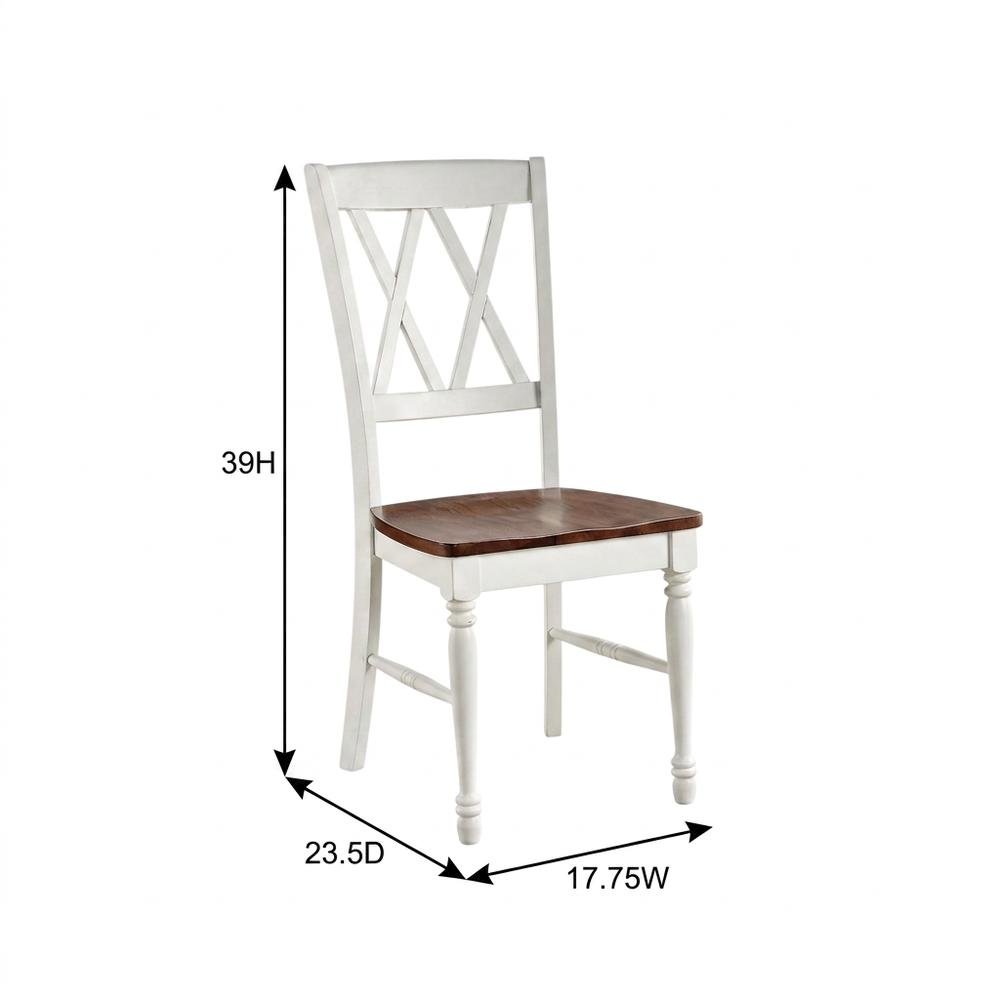 Four-Piece Dining Chair Set with Comfortable Backrest and Sleek Design. Picture 8