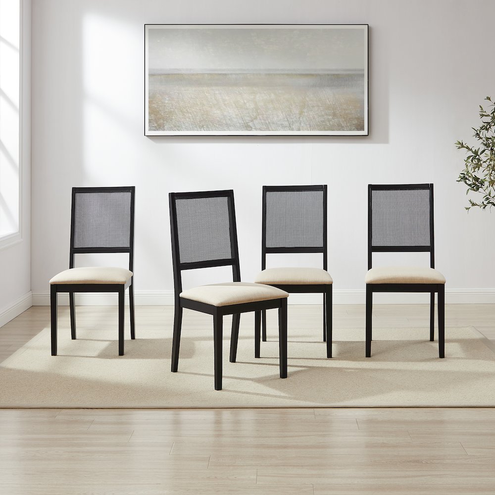 Greer 4-Piece Dining Chair Set - 4 Chairs. Picture 4