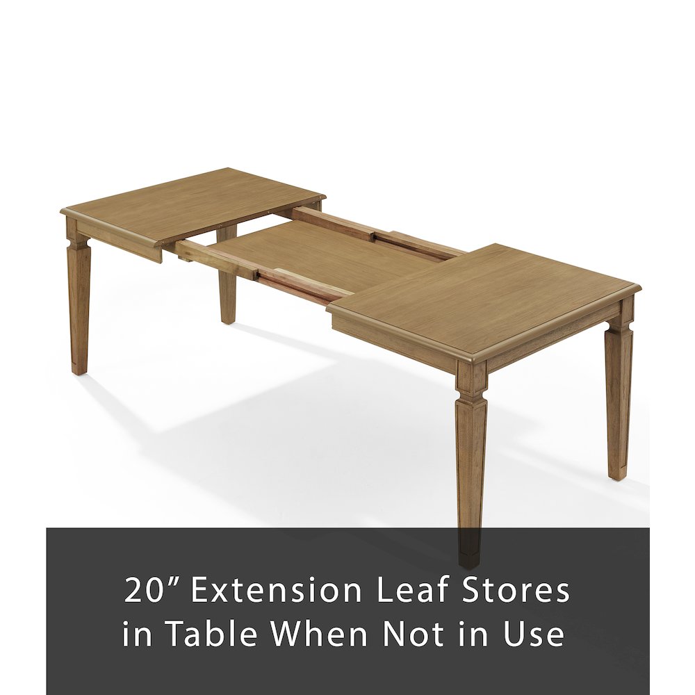 Katia 7Pc Dining Table Set For 6 Cane-Back Chairs - Table & 6 Cane-Back Chairs. Picture 8