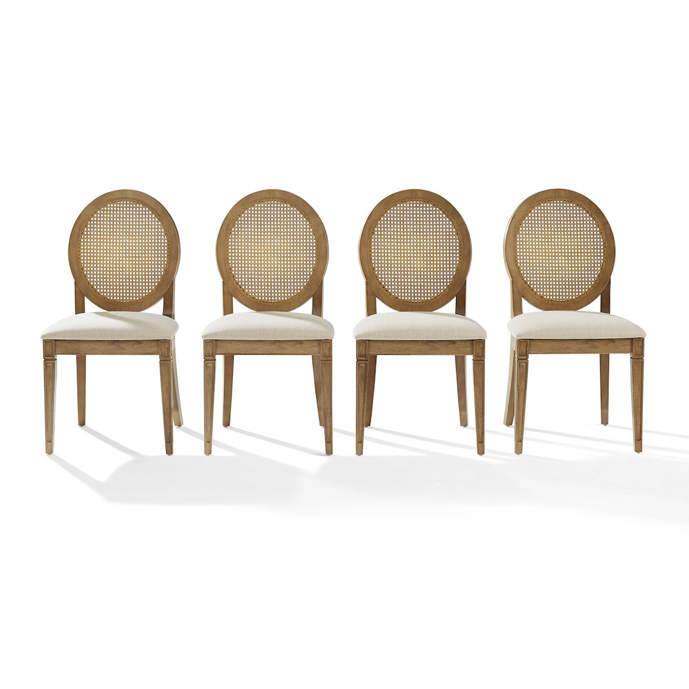 Katia 4-Piece Cane-Back Dining Chair Set - 4 Cane-Back Chairs. Picture 2
